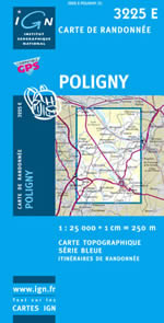 Carte IGN Top 25 n3225 ET