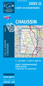 Carte IGN Top 25 n3225 OT