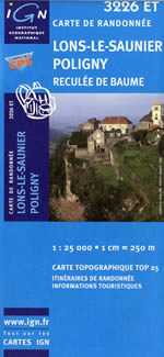 Carte IGN Top 25 n3226 ET