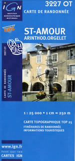 Carte IGN Top 25 n3227 OT