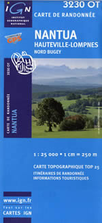 Carte IGN Top 25 n3230 OT