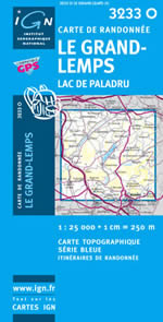 Carte IGN Top 25 n3233 OT