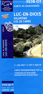Carte IGN Top 25 n3238 OT