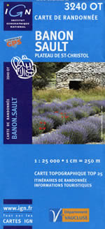 Carte IGN Top 25 n3240 OT