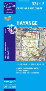 Carte IGN Top 25 n3311 ET