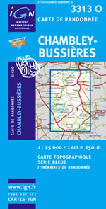 Carte IGN Top 25 n3313 OT