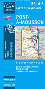 Carte IGN Top 25 n3314 ET
