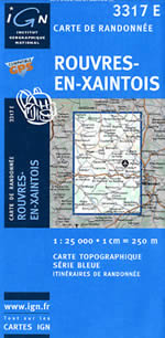 Carte IGN Top 25 n3317 ET