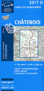 Carte IGN Top 25 n3317 OT