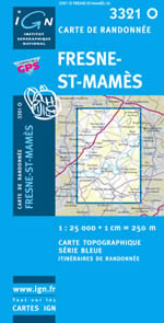 Carte IGN Top 25 n3321 OT