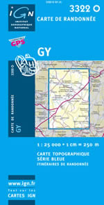 Carte IGN Top 25 n3322 OT