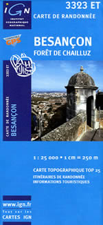 Carte IGN Top 25 n3323 ET
