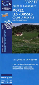 Carte IGN Top 25 n3327 ET
