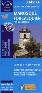 Carte IGN Top 25 n3342 OT