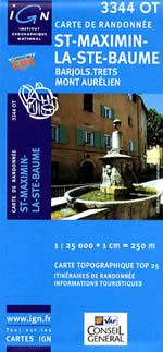 Carte IGN Top 25 n3344 OT