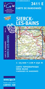Carte IGN Top 25 n3411 ET