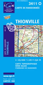 Carte IGN Top 25 n3411 OT