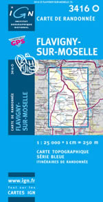 Carte IGN Top 25 n3416 OT