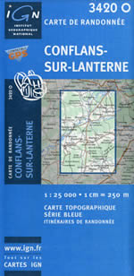 Carte IGN Top 25 n3420 OT