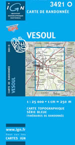 Carte IGN Top 25 n3421 OT