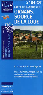 Carte IGN Top 25 n3424 OT