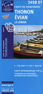Carte IGN Top 25 n3428 ET