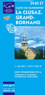 Carte IGN Top 25 n3430 ET
