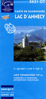 Carte IGN Top 25 n3431 OT
