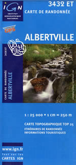 Carte IGN Top 25 n3432 ET