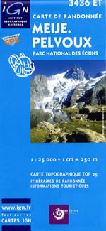 Carte IGN Top 25 n3436 ET