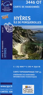Carte IGN Top 25 n3446 OT