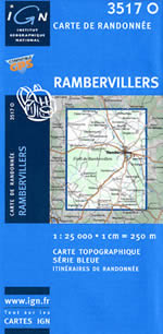 Carte IGN Top 25 n3517 OT