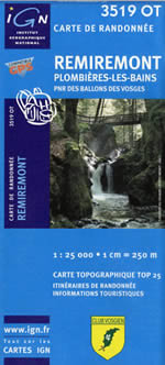 Carte IGN Top 25 n3519 OT