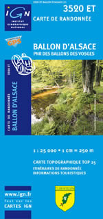 Carte IGN Top 25 n3520 ET
