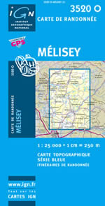 Carte IGN Top 25 n3520 OT