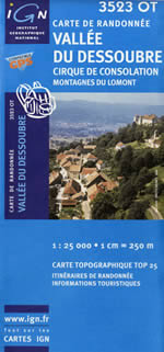 Carte IGN Top 25 n3523 OT