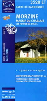 Carte IGN Top 25 n3528 ET