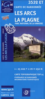 Carte IGN Top 25 n3532 ET