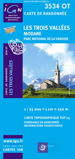 Carte IGN Top 25 n3534 OT