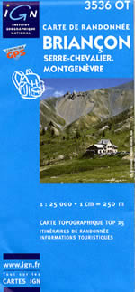 Carte IGN Top 25 n3536 OT