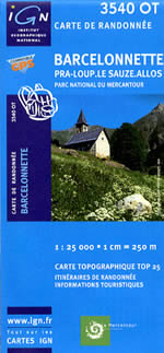 Carte IGN Top 25 n3540 OT