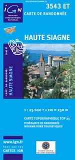 Carte IGN Top 25 n3543 ET