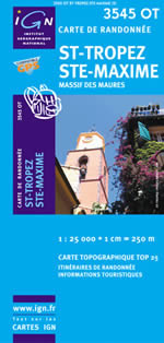 Carte IGN Top 25 n3545 OT