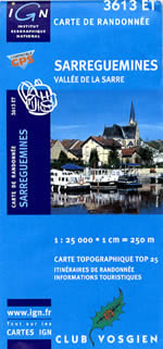 Carte IGN Top 25 n3613 ET