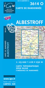 Carte IGN Top 25 n3614 OT