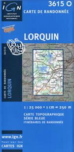Carte IGN Top 25 n3615 OT
