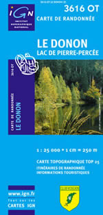 Carte IGN Top 25 n3616 OT