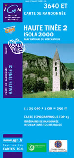 Carte IGN Top 25 n3640 ET
