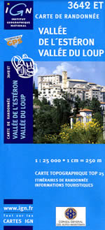 Carte IGN Top 25 n3642 ET