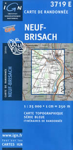 Carte IGN Top 25 n3719 ET